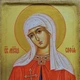 Икона "Святая мученица София" на дереве 11х9 см - изображение 4