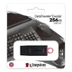 Флеш пам'ять USB Kingston DataTraveler Exodia 256 ГБ Black/Pink - изображение 3