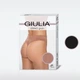 Трусики танга женские Giulia String Briefs Grain L/XL Черные (4823116930070) - изображение 1