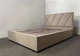 Ліжко полуторне ADSmebli Sigma 120x190 + Підйомний механізм Велюр Бежевий Artex Allure Beige - зображення 5