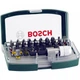 Біті Bosch, набір 32шт, магнітний бітотримач, SL, PH, PZ, H, T, TT, 25мм, кейс - зображення 2