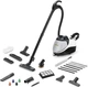 Паропилосос Karcher SV 7, 2200Вт, вологе прибирання, вода -0.45л, HEPA, обробка парою, біло-чорний - изображение 1