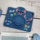 Комплект чехол с клавиатурой и мышкой ARM-Silicon iPad 10 (2022) Ukrainian, Stitch blue - зображення 5