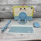 Комплект чохол з клавіатурою та мишкою ARM-Silicon iPad 11 (A16) 2025 Ukrainian, Blue/Yellow - изображение 7