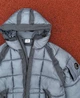 Зимній пуховик CP Company блакитного кольору з капюшоном, розмір М - изображение 2