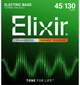 Струни для бас-гітари Elixir 14777 Nanoweb Coated Stainless Steel Light 5-Strings 45/130 - зображення 1