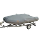 Тент транспортировочный Kolibri 33.043.35 темно-серый водонепроницаемый для лодок 370-400 см с резиновыми рем - изображение 5