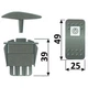 Выключатель клавишный CARLING SWITCH Contura II IP56 ON-OFF-ON 4 клеммный для гидравлических трапов и якорной - изображение 4