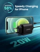 Мережевий зарядний пристрій UGREEN CD137 USB-C PD 20W QC4.0 3A Black (10191) - зображення 3