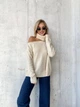 Светр з відкритим плечем, колір Білий Fashion 9NC_277White S 2000000978161 - изображение 1