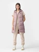Теплый жилет удлиненный женский 4F Down Jacket F093 4FSS23TDJAF093-83S S Розовый (5904698154937) - изображение 3