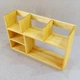 Полка-надстройка над столом из дерева Овелия карри (АКД-013503) - изображение 7