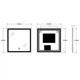 Дзеркало ZERIX MIRRA MR05-80x80 з LED Touch, Anti-fog, димером, рег. яскравості (ZX6058) - изображение 3
