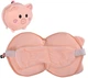 Подушка с маской дорожная под шею "Piglet" 25*7см Home R35820 - изображение 1