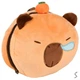 Подушка с маской дорожная под шею "Capybara" 25*7см Home R35824 - изображение 2