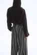 Брюки H&M 971104 черный белые полоски M - изображение 3