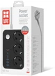 Сетевой фильтр СolorWay 3 розетки/6USB (3 USB-A + 3 USB-С) (20W) 2 м Black (CW-CHE36PDB) - изображение 6