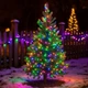 Уличная светодиодная гирлянда Нить 30 м 300 LED, белый провод, мультиколор - изображение 2