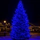 Уличная светодиодная гирлянда 50 м 500 LED от сети, черный провод, синий свет - изображение 7