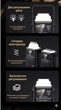 Павербанк PowerBank із швидкою зарядкою та кемпінговим ліхтарем 80000mAh |4USB/22.5W| Чорний - зображення 8
