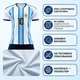 Детская футбольная форма сборной Аргентины Argentina Messi 10 25/26, размер 24 (рост 130–135 см), белая - изображение 3