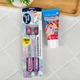 Набір Brush-Baby Dontodent Kids від 3 до 6 років (зубна паста 50 мл, смак полуниці+зубна щітка 2 шт), єдиноріжка - зображення 2