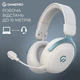 Навушники GamePro Asgard Freya Pro Wireless White/Blue (HSW201WB) - зображення 7