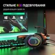 Навушники Fifine H6 RGB 7.1 Black (H6) - зображення 6