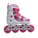 Ролики Inline T-REX M (34-37) розсувні рожевий для дівчаток - изображение 2