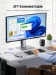 USB-концентратор UGREEN USB-C на 4 порти USB 3.0 (OTG, додаткове живлення), Хаб для ноутбука/телефону - зображення 7