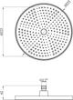 Верхній душ Kroner Element 2801532923Z-5301 - зображення 3