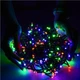 Светодиодная гирлянда Нить 18 м 350 LED разноцветная с 8 режимами для внешнего и внутреннего декора на черном проводе от сети - изображение 1