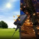 Гирлянда солнечная 100м 1000LED Теплый белый уличная светодиодная для новогоднего декора - изображение 8