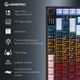 Клавиатура беспроводная GamePro Asgard Valhalla Pro MK160B-D-Pro Rainy Switch Wireless/Bluetooth/USB Black (MK160B-D-Pro) - изображение 19