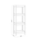 Этажерка 4-х ярусная FH-22/4 WHITE - изображение 4