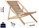 Шезлонг Kadax Troia K8938 - зображення 4
