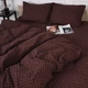 Комплект постельного белья MirSon Бязь 17-0624 Geometry Brown 143 x 210 см (2200008204426) - изображение 3