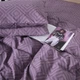 Простынь MirSon Бязь 17-0626 Geometry Purple 150 х 220 см (2200008205423) - изображение 2