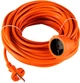 Подовжувач мережевий Blow PR-160 1-розетковий без заземлення 50 м Помаранчевий (5900804142539) - зображення 1