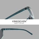 Мужские поляризационные солнцезащитные очки KINGSEVEN LC755 Gradient Blue Gray - изображение 3