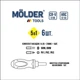Реверсивная отвертка с набором 6 бит 25 мм Molder CrV PH SL (MT32305) - изображение 2