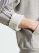 Худи женское Adidas Holiday 3-Stripes Fleece JM1869 XL Серое с белым (4068807380943) - изображение 9