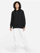 Худи на флисе оверсайз женское Nike W Nsw Phnx Flc Os Po Hoodie DQ5860-010 L Black/Sail (0196149312521) - изображение 3