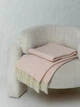 Кашемировый плед Leglo Merino (розовый) - изображение 1