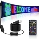 Гнучкий екран RGB 1536 шт світлодіодів LED Matrix Panel APP wifi (16X64) ART-0566 IP65 92*374мм, з регульованою яскравістю - зображення 1