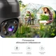 Вулична поворотна IP-камера WI-FI ,А8 4mp 360 (A8) monitor ICSSE з режимом день/ніч, ІЧ підсвічуванням та датчиком руху - зображення 3