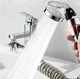 Душевая система на умывальник Modified Faucet With external Shower 118x45x55 мм с регулировкой длины, нержавеющая сталь - изображение 3