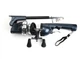 Вудка спінінг складана телескопічна 26.5-134 см, пластикова, темно-сіра - зображення 5