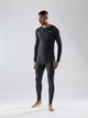 Комплект шерстяного термобелья мужской для повседневного ношения CRAFT Core Wool Merino 180 Set 1909711-998000 Black/Melange L - изображение 1