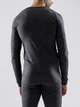 Комплект шерстяного термобелья мужской для повседневного ношения CRAFT Core Wool Merino 180 Set 1909711-998000 Black/Melange L - изображение 3